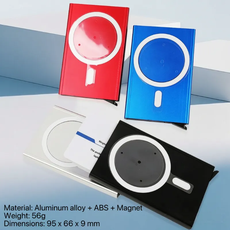 Magnetický hliníkový automatický vyskakovací držák karet